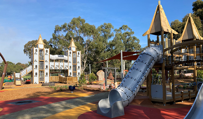 A photograph of Thomas Street Playground