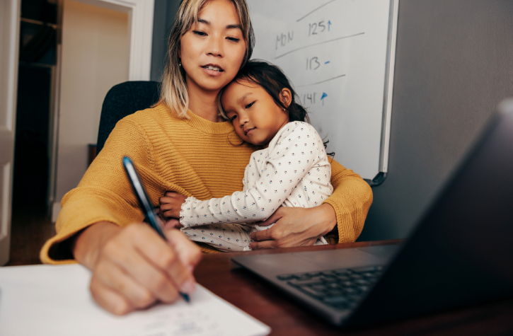you can study at home whilst raising a child