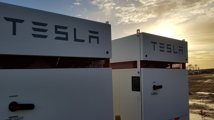 Tesla batteries